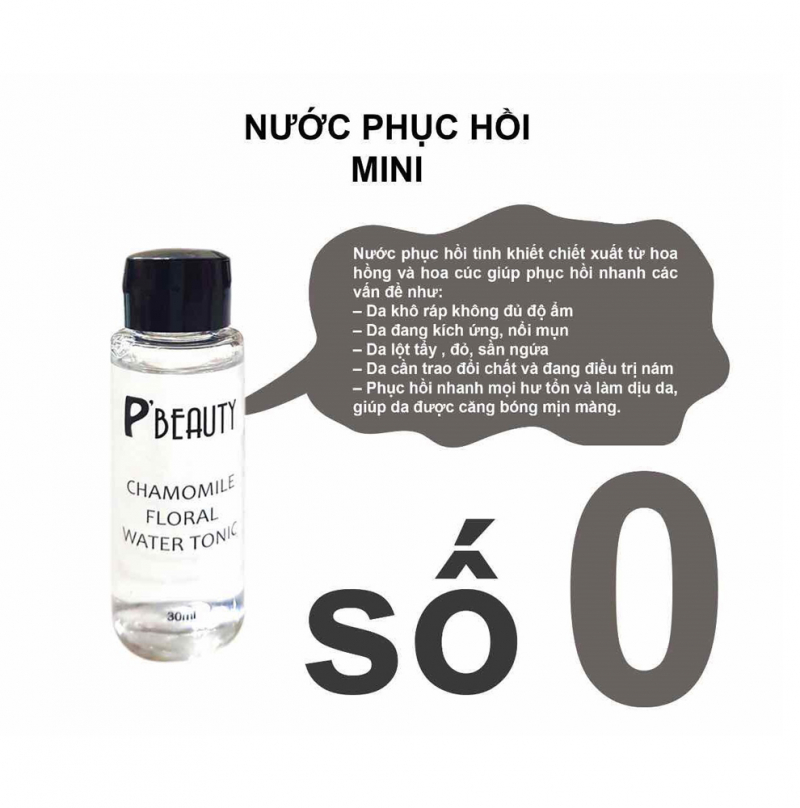 Bộ dưỡng trị nám và làm đều màu da Minisize P'beauty mela magic for travel set